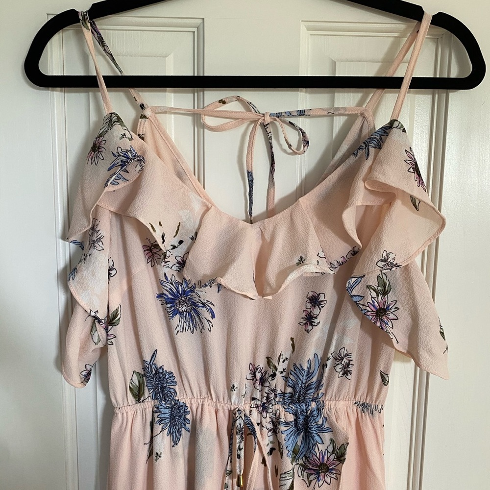 Privy light pink floral dress